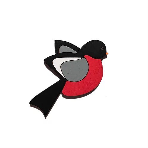 Снегирь шаблон