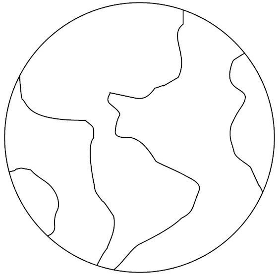 Трафарет земли