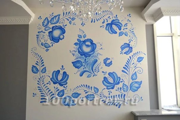 Роспись под Гжель