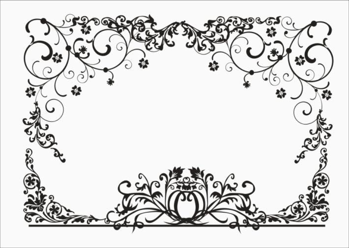 Красивая рамка для визитки