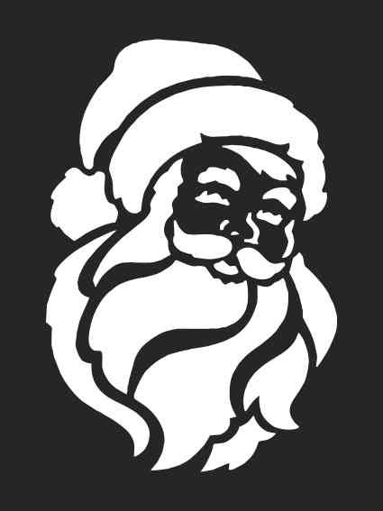 Трафареты для искусственного снега на окна дед Мороз