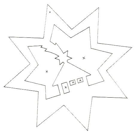 Снежинки трафареты для вырезания на окна