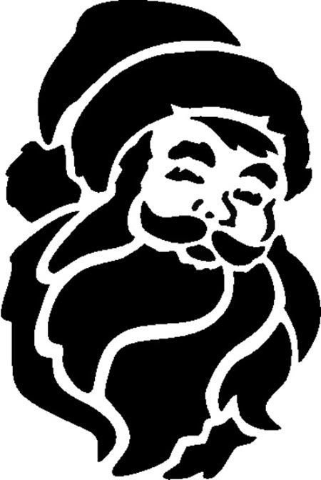 Трафареты для искусственного снега дед Мороз