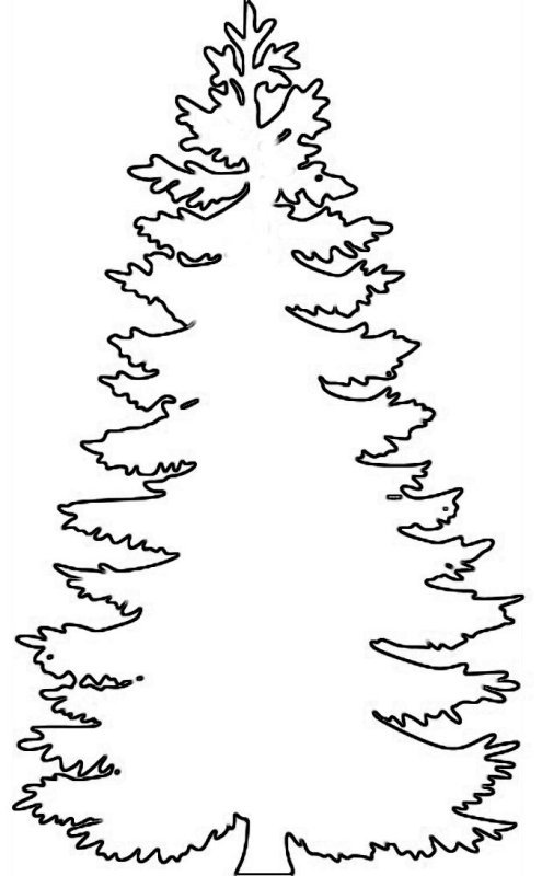 елка с часами