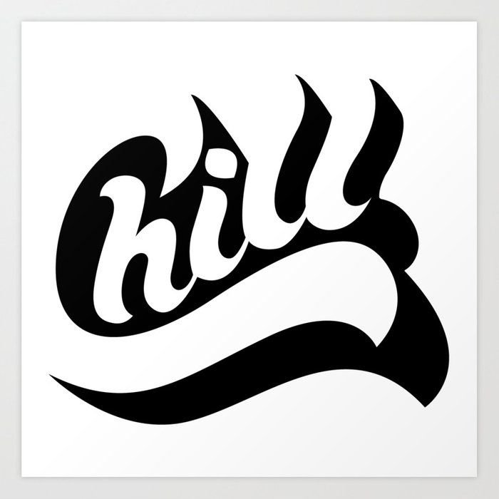 Леттеринг трафарет