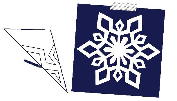 Снежинки для вырезания