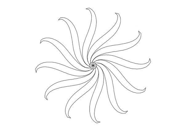 Объемный шар из бумаги схема