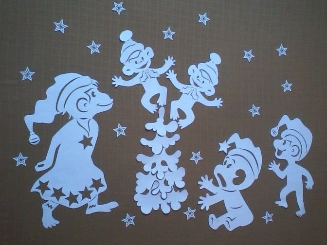 Вытанки на окна из мультфильмов