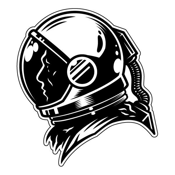 Шлем Космонавта вектор