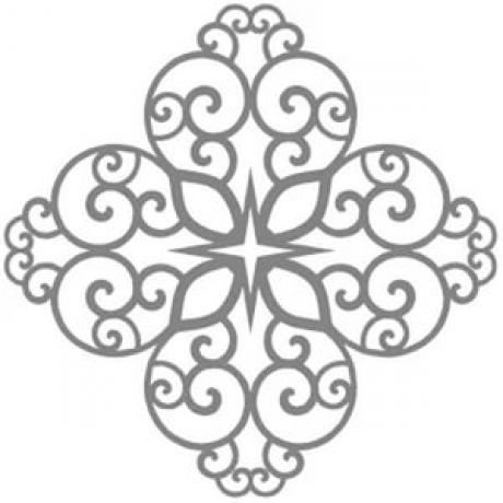 Жгутовая филигрань трафареты