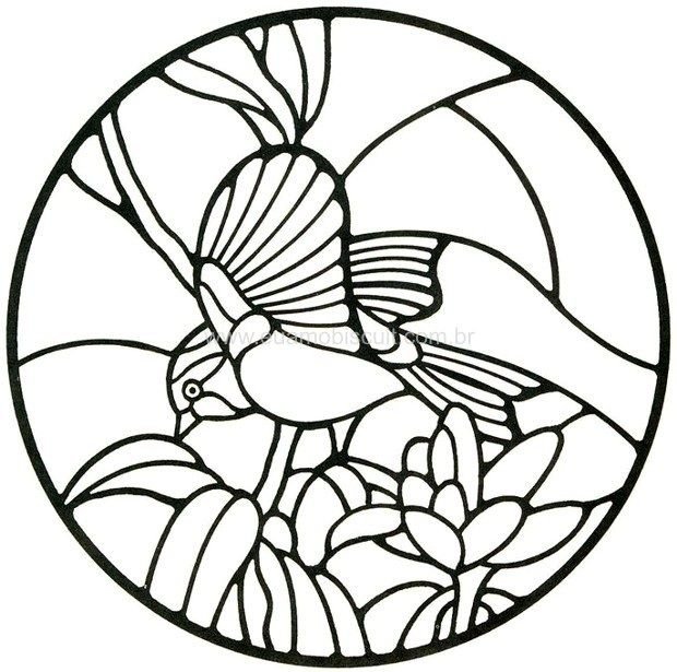 Витраж рисунок