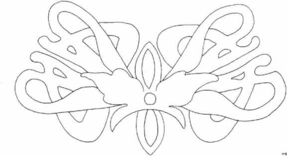 Ажурное вырезание из бумаги трафареты