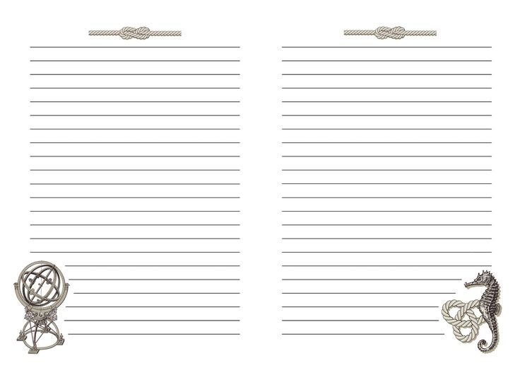 Блокнот листы для печати