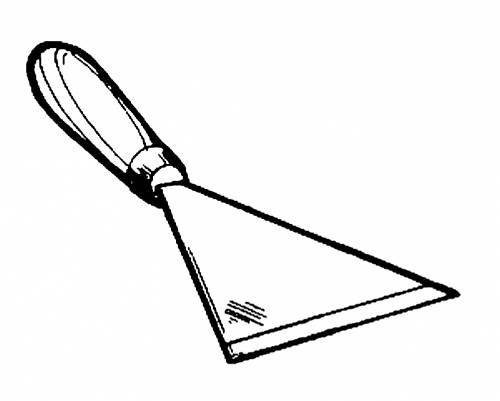 Шпатель нарисованный