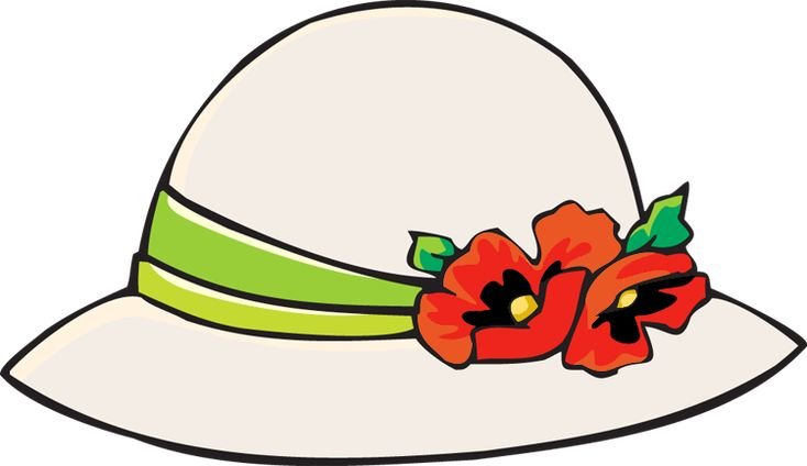 Аппликация шляпа