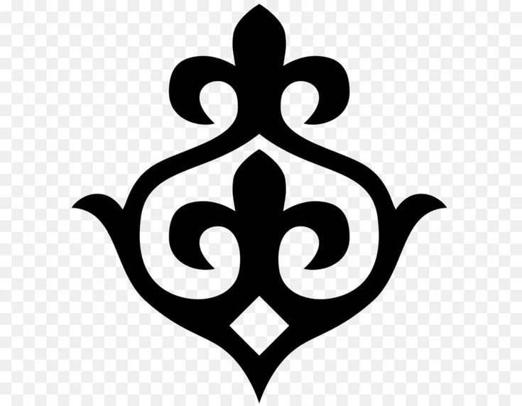 Казахский национальный орнамент Кошкар муйиз