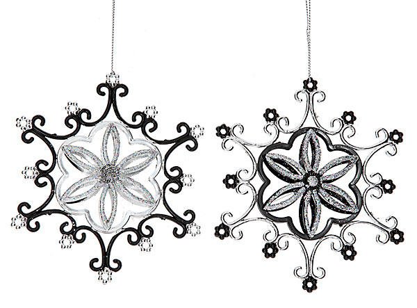 Снежинки из филиграни