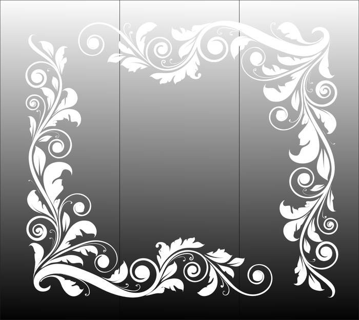 Узоры на окна трафареты