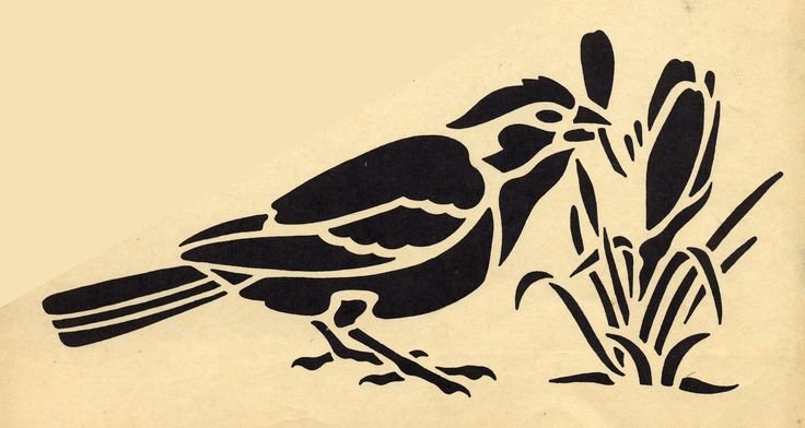 Вытынанка птицы