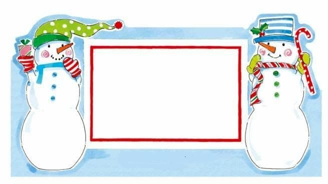 Шаблон новогодних лотерейных