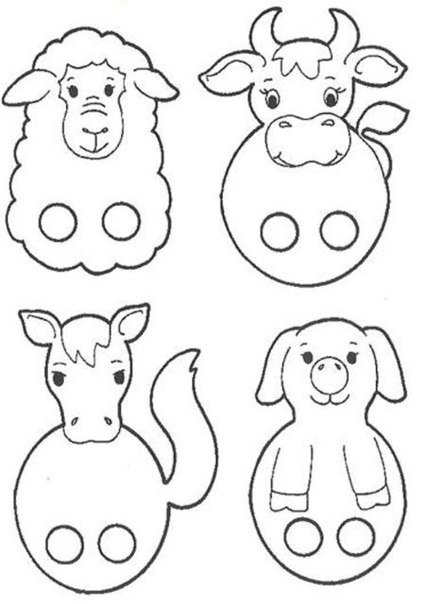 Поделки для детей шаблоны