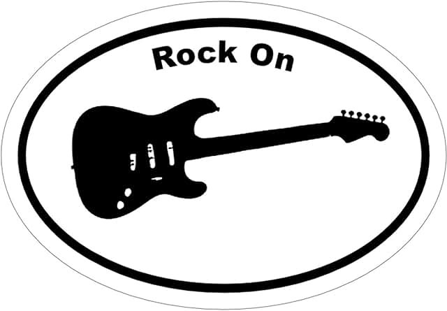 Наклейка электрогитара