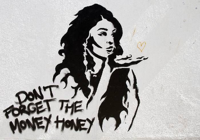 Трафаретное граффити