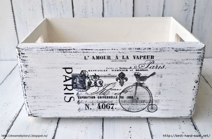 Надписи на старых ящиках