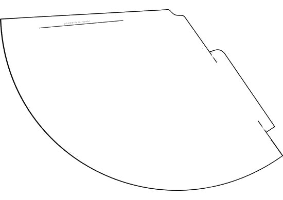 Колпак праздничный макет