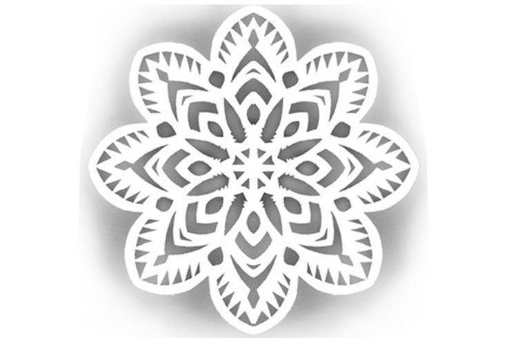 филигрань снежинка