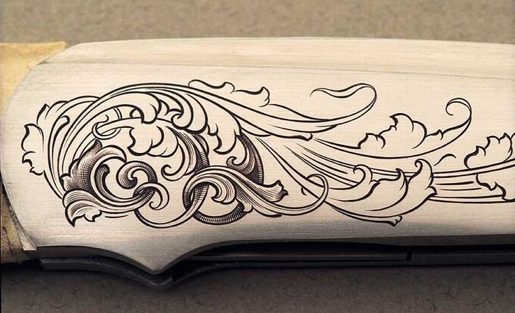 Узоры для гравировки на ножах