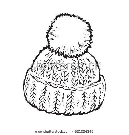 Шапка раскраска для детей