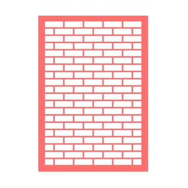 Трафарет кирпич