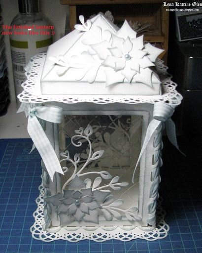 Фонарь из картона