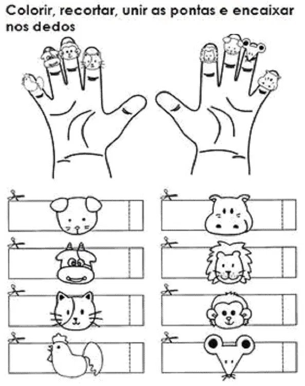 Пальчиковые куклы шаблоны для печати