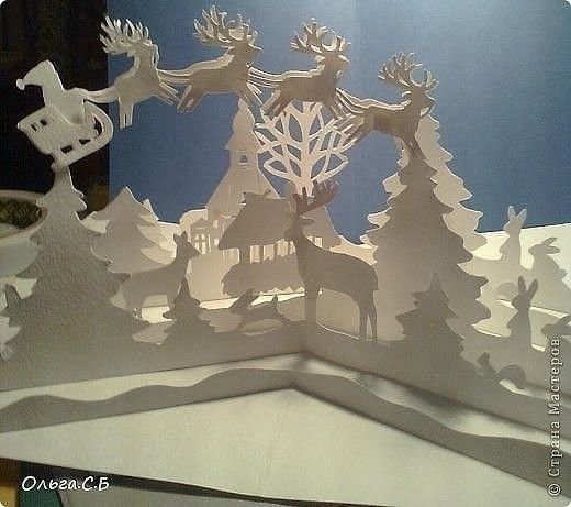 Новогодняя композиция из потолочной плитки