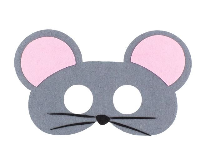 Фетровая маска мышка