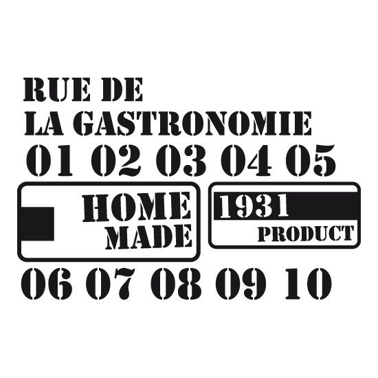 Трафарет надписи в стиле лофт