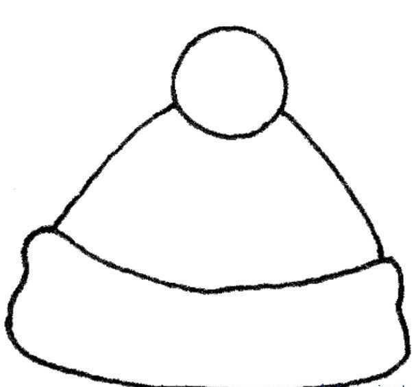 Шапка трафарет для детей