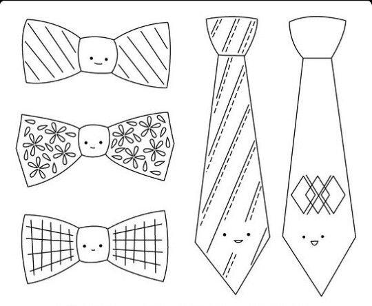 Галстук шаблон