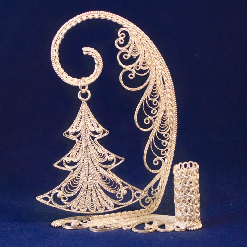 Джутовая скань филигрань