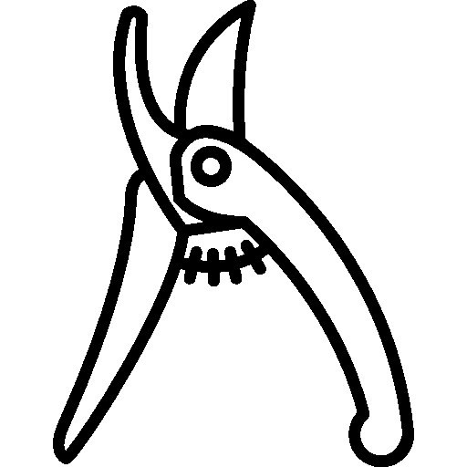 Раскраска садовые ножницы