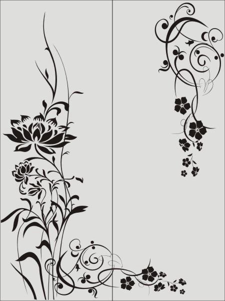 Узоры и цветы