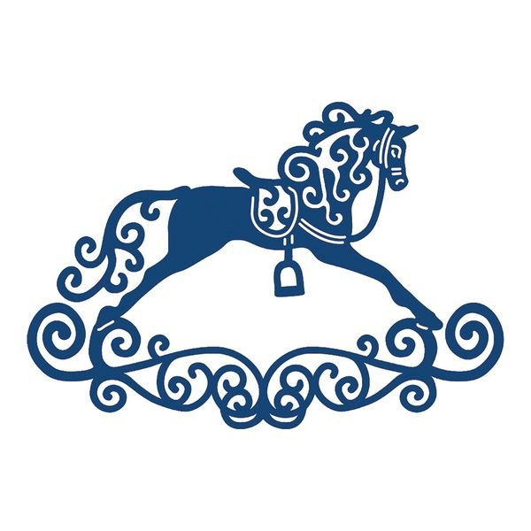 Лошадка трафарет