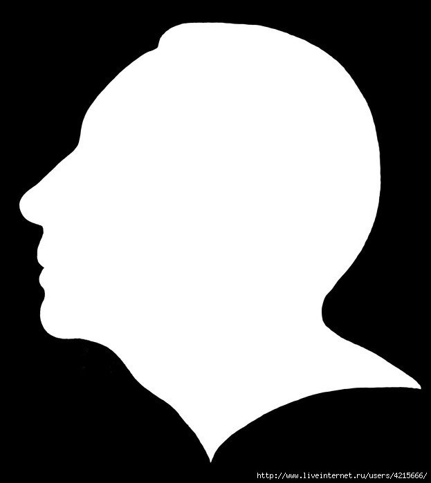 Силуэтный портрет