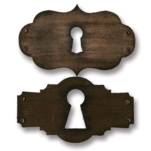 Накладка на замочную скважину старинная