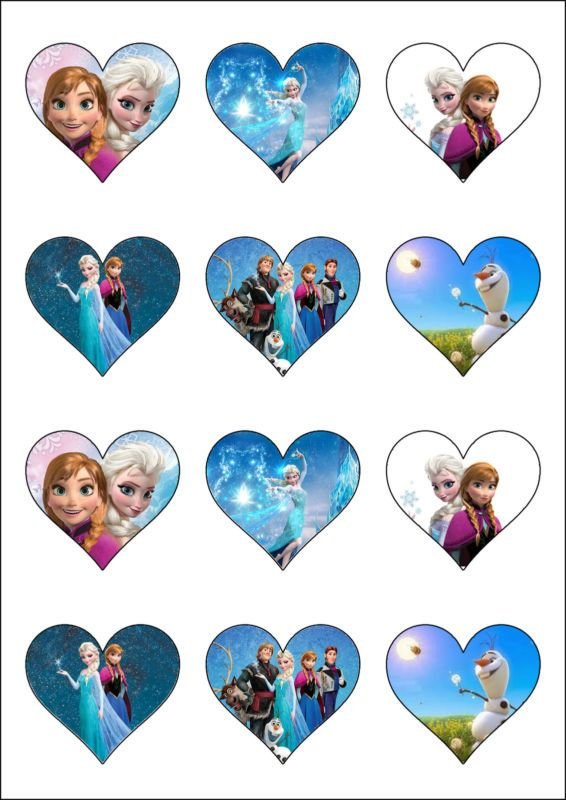 Эльза Холодное сердце сахарная печать