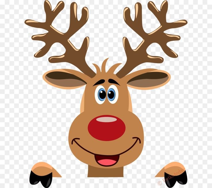 Олень Рудольф мультяшный