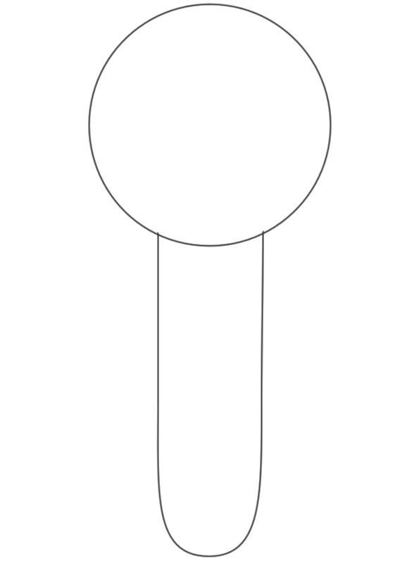 Сигнальная карточка шаблон