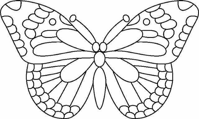 Шаблон бабочки